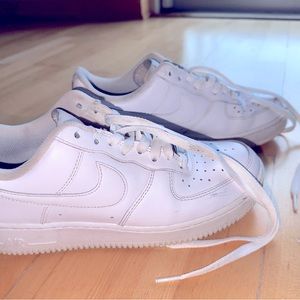 Nike Air Force Ones low top white